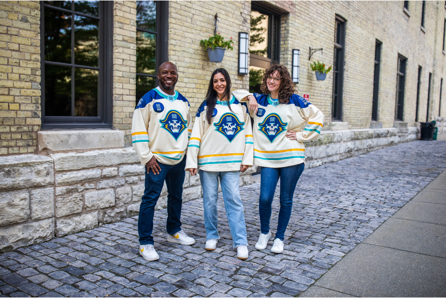 Visit Milwaukee x Admirals Jersey Collab - Group