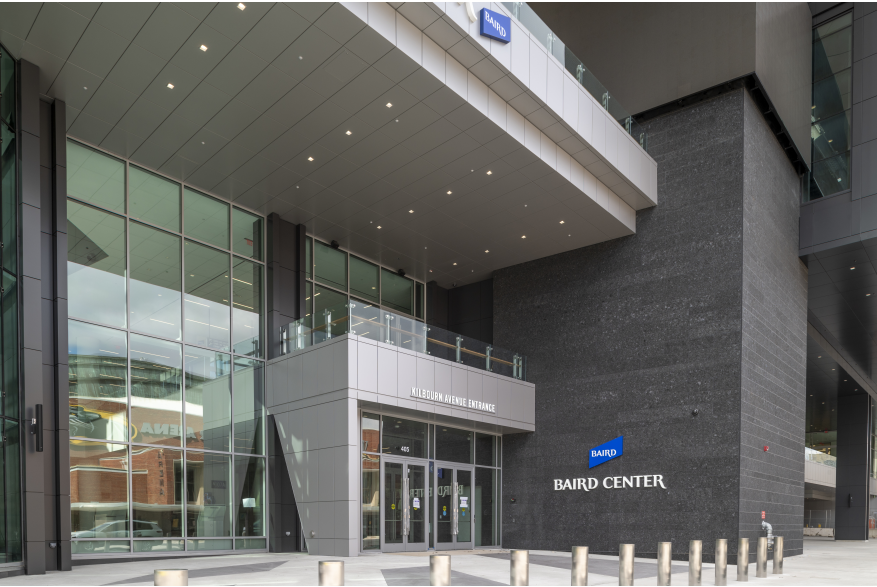 Baird Center Entrance - Kilbourn Ave.