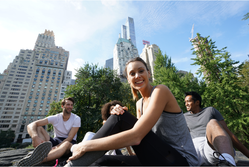 Friends in Central Park