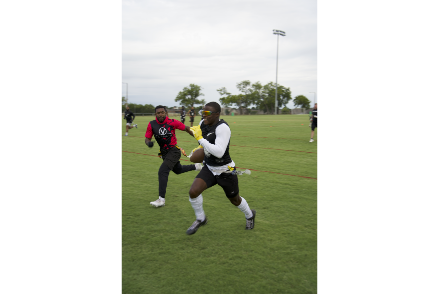 Flag Football running