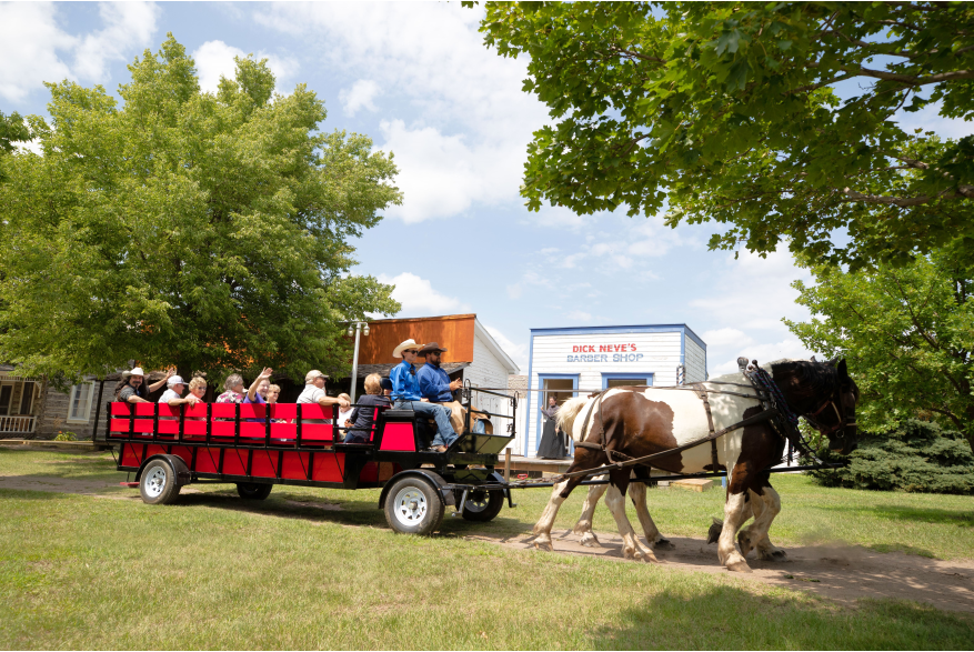 Wagon Ride with Buffalo Bill at Lincoln County Historical Museum