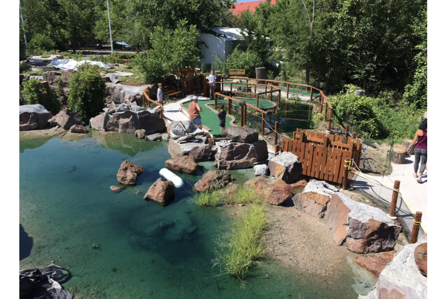 Crystal Cave & Falls Adventure Mini Golf (From Dixie)