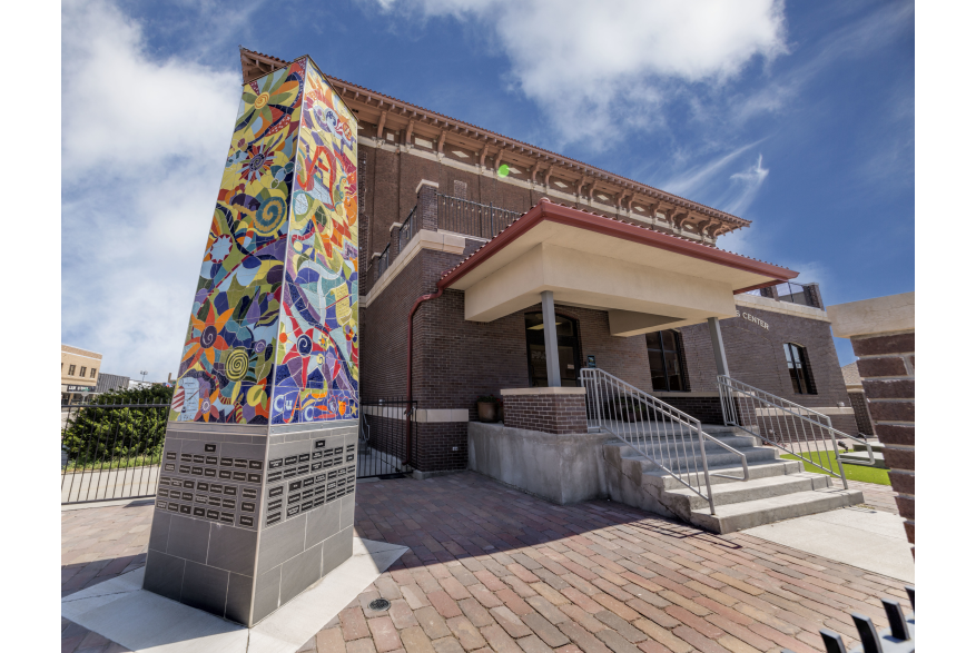 Outside Prairie Arts Center