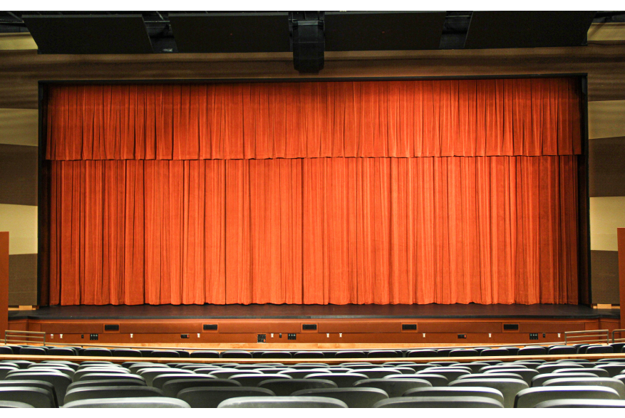 Performing Arts Center Curtains Closed