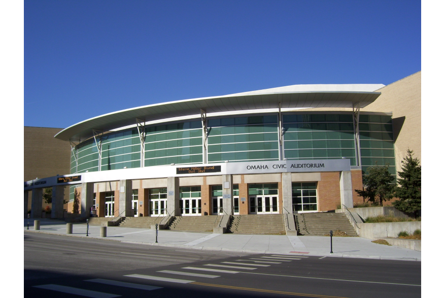 Omaha Civic Auditorium - Front Entrance