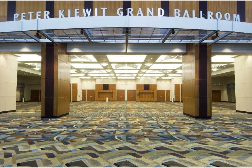 Omaha's Convention Center Kiewit Grand Ballroom
