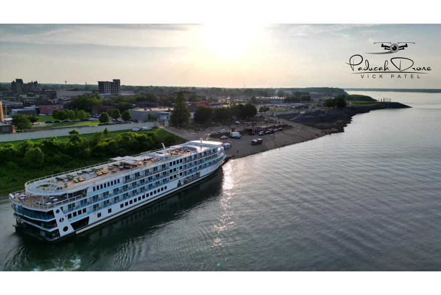 Paducah Drone - 4th of July Boat
