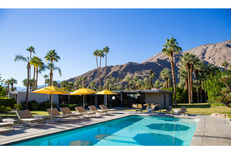 Dinah Shore Estate pool