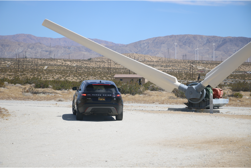 Car on the Palm Springs Windmill self-drive tour