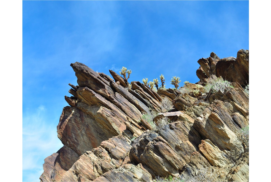 Andreas Canyon Rock Formation