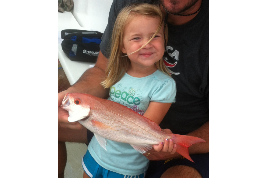 A Cute Catch at Capt. Anderson's Marina