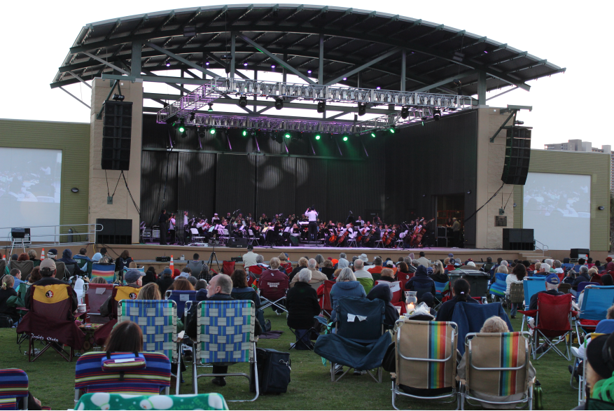 Aaron Bessant Park Amphitheater in Panama City Beach Florida