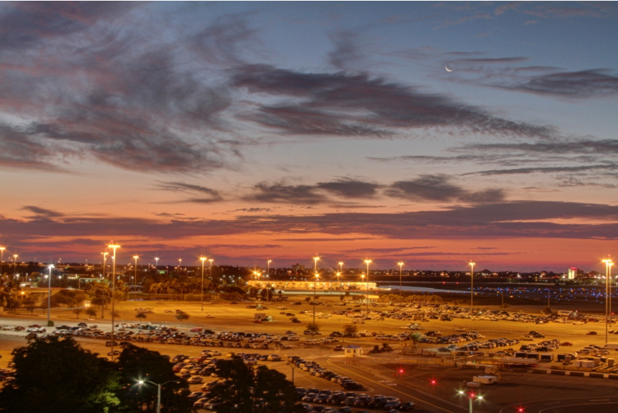 Airport Night View