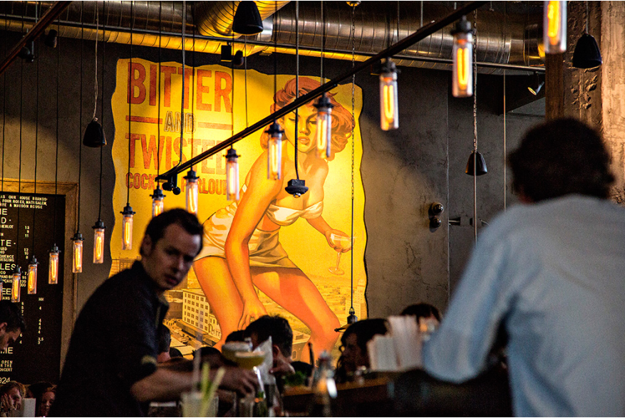 Interior at Bitter & Twisted Cocktail Parlour in Phoenix, AZ