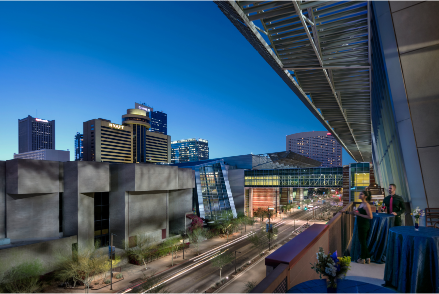 Phoenix Convention Center at night