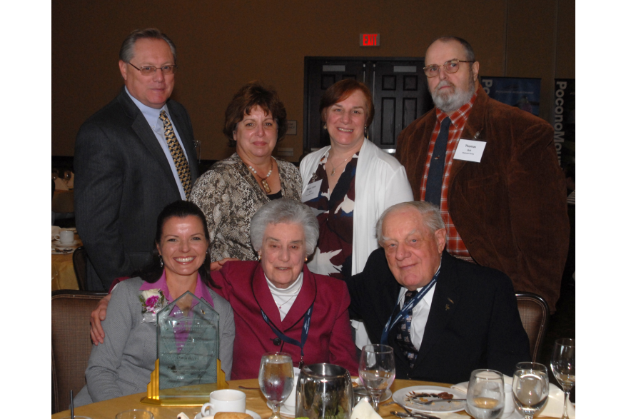 2015 Annual Report Luncheon Bridget Weber Sterrett Family Table PoconoMtns