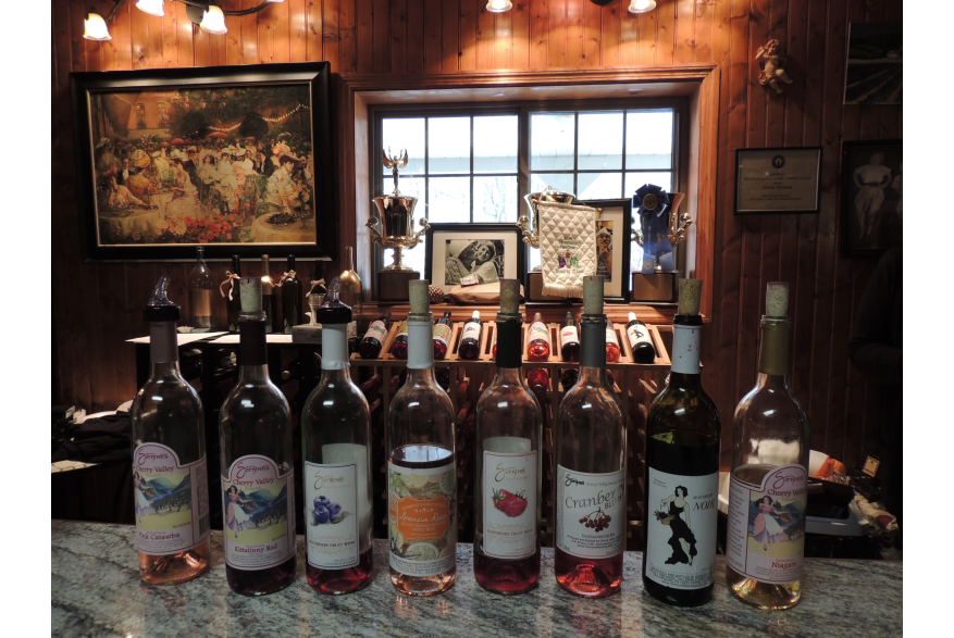 Wine Tasting at Cherry Valley Vineyards in the Pocono Mountains