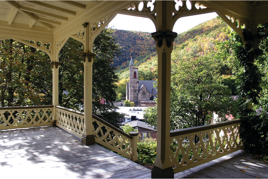 Downtown Jim Thorpe in the Pocono Mountains