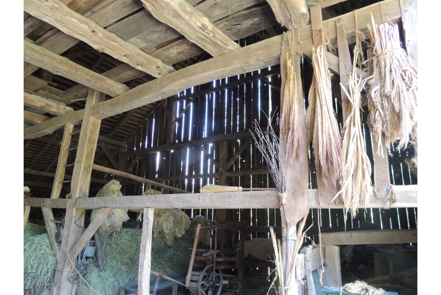 Inside the Bank Barn at Quiet Valley