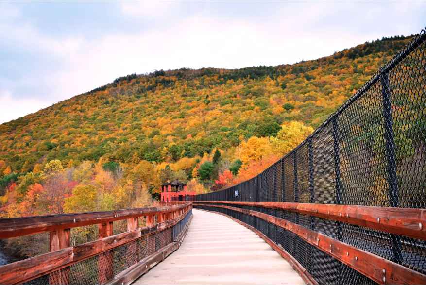 Take in the Pocono Mountains Fall Foliage