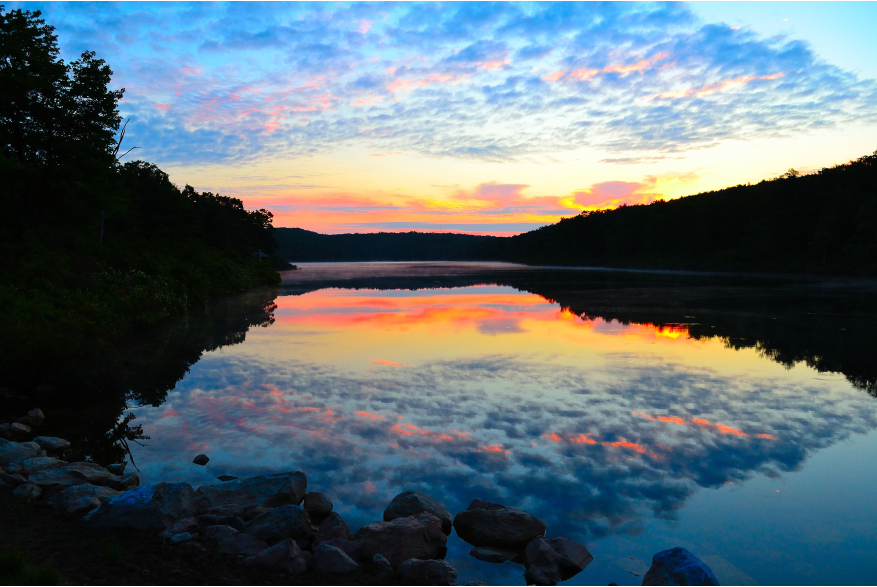 Enjoy A Sunset in the Pocono Mountains