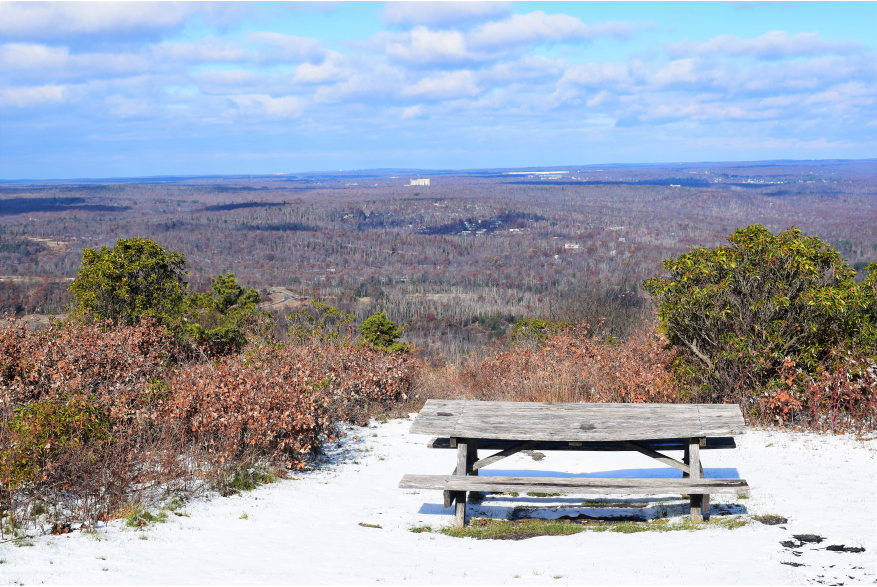 Scenic Winter Views of the Pocono Mountians