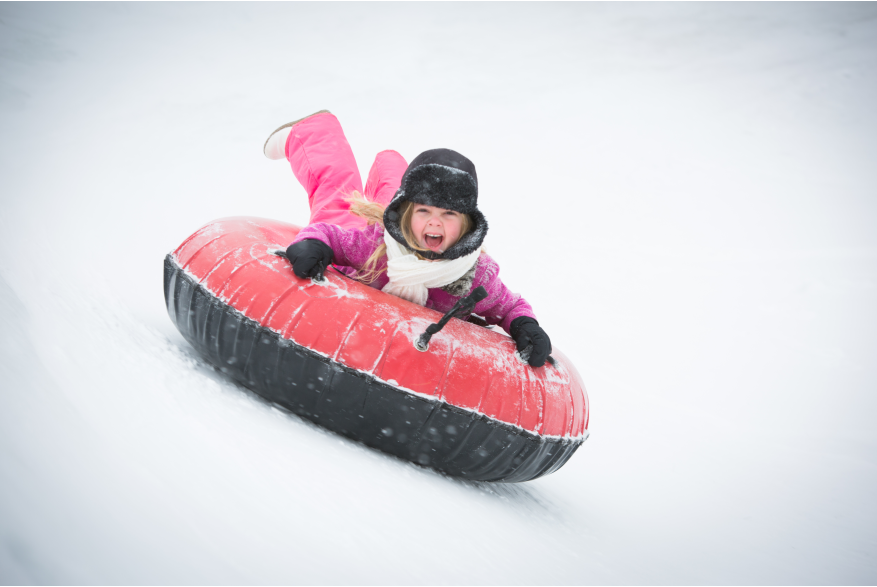 Snow Tubing Fun in the Pocono Mountains