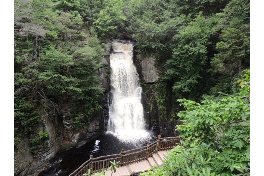 Bushkill Falls in the Pocono Mountains