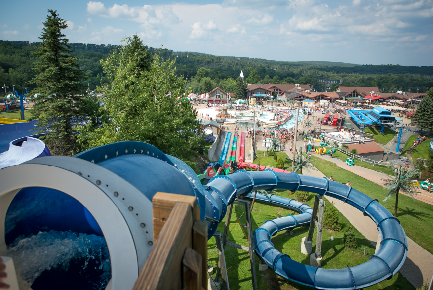 Outdoor Waterparks in the Pocono Mountains