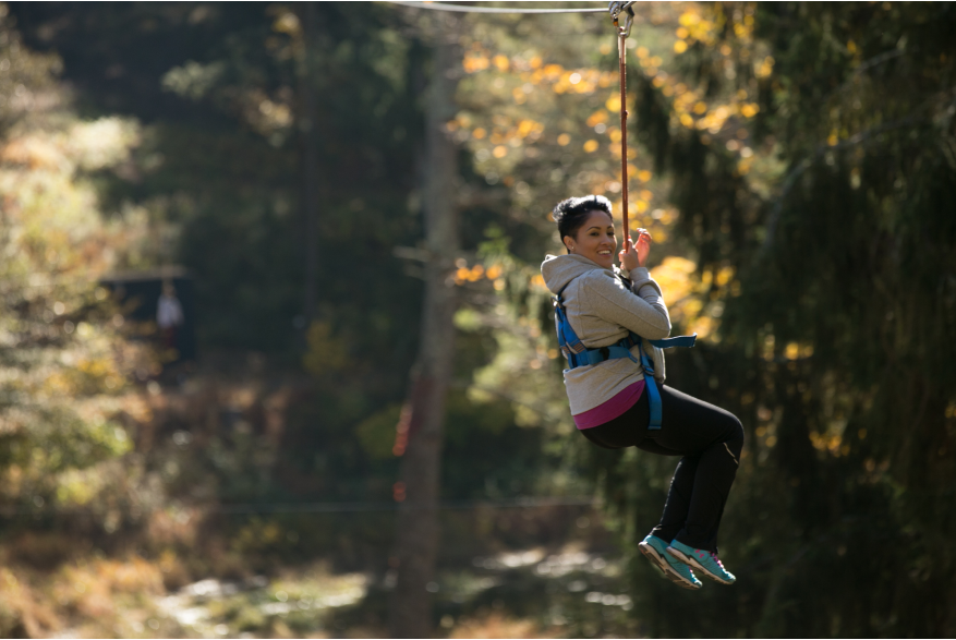Zip Lines in the Pocono Mountains