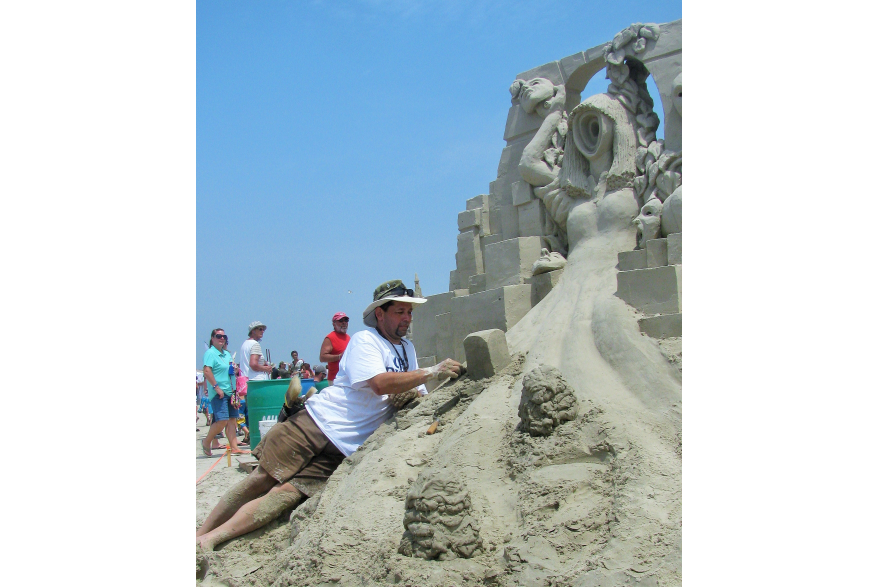 Sculptor at Work