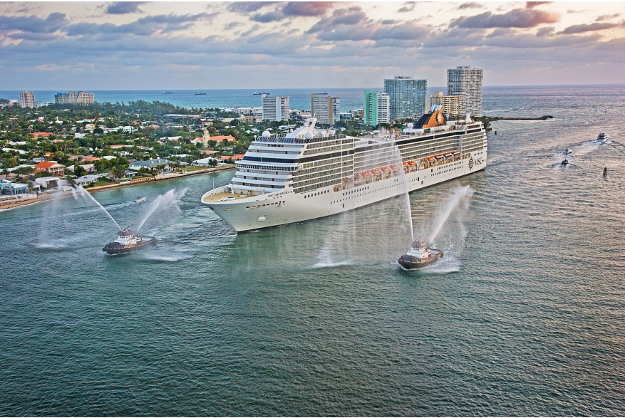 MSC Orchestra arrives at Port Everglades