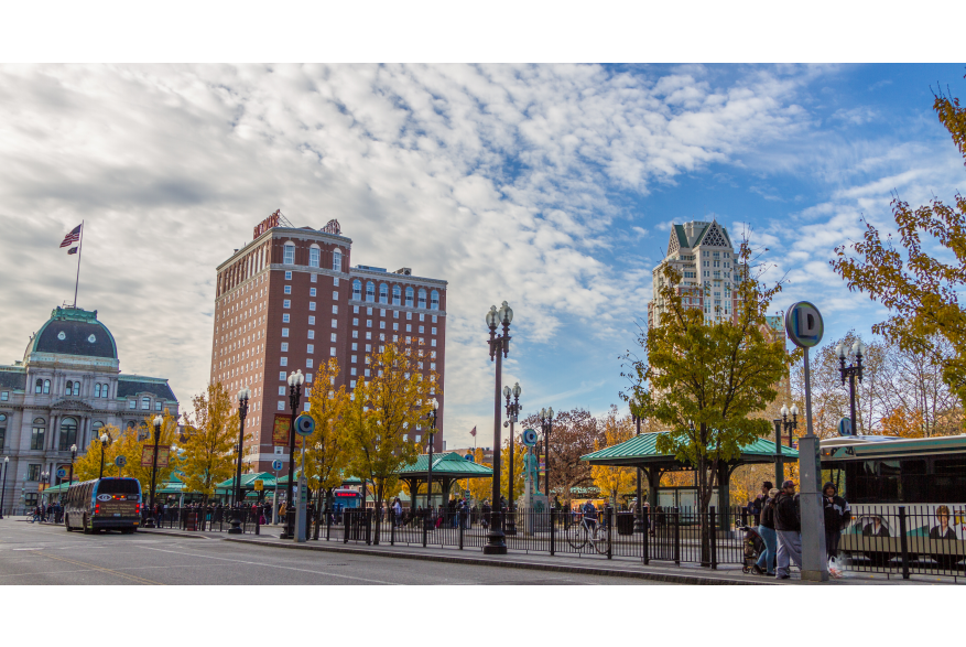 Kennedy Plaza in the Fall