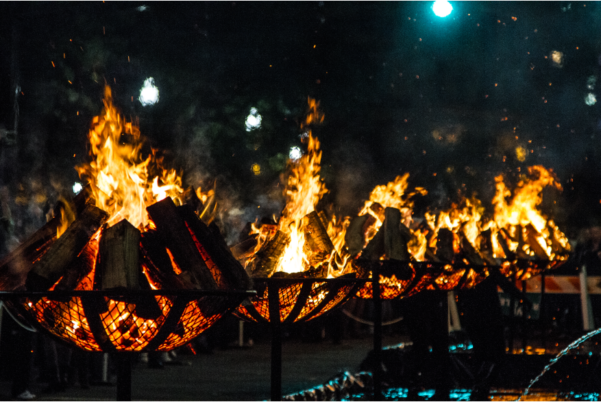 WaterFire Fires