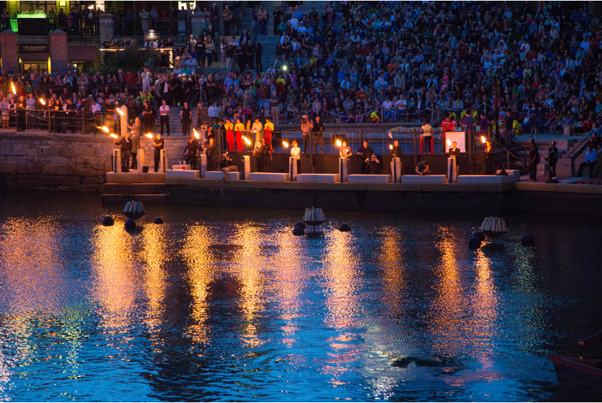 WaterFire Lighting