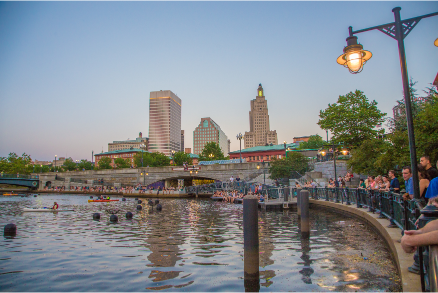 Skyline From WaterPlace Park