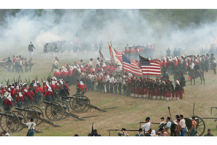Civil War reenactment