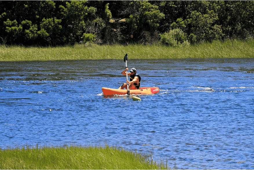 Kayaking New Harbor Inlet, Block Island