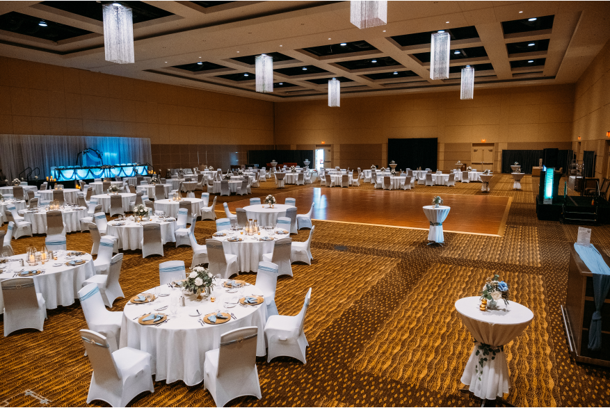 Mayo Civic Center Ballroom Wedding Reception