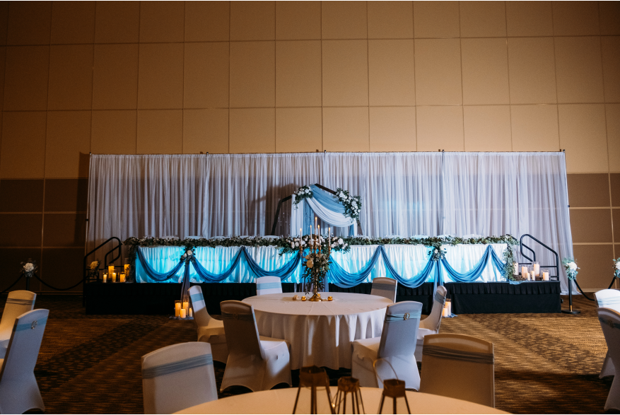 Mayo Civic Center Ballroom Wedding Reception