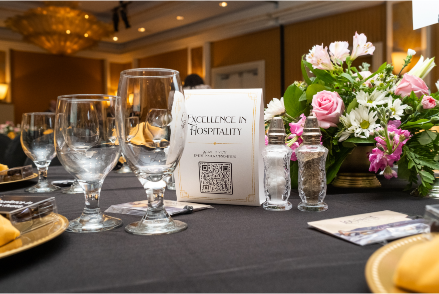Excellence in Hospitality Awards Centerpieces