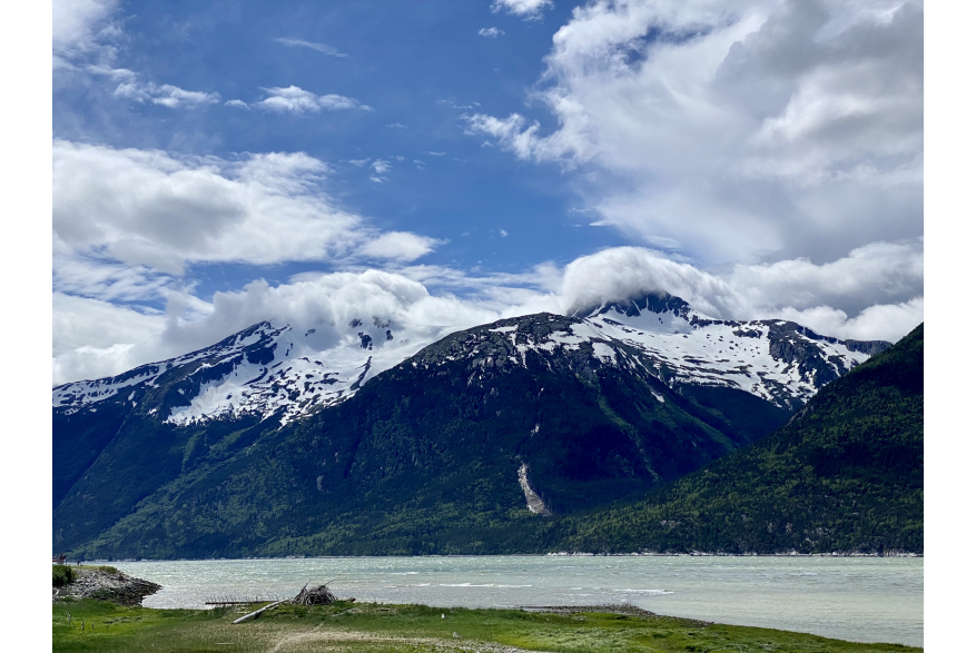 When clouds rolled into the local mountains, it looked like they mountain tops were being coated in soft fluffy cotton. The sight was breathtaking!