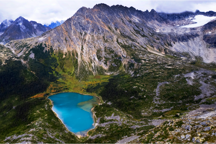 Drone photograph of Upper Dewey Lake // Sept 2023 Pilot in command - Shane Belanger