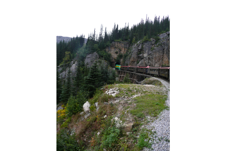 WHITE PASS ON TRESSEL THROUGH TUNNEL