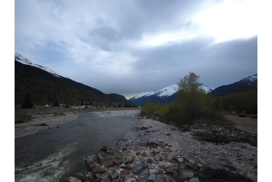 Skagway. A little of the main routes. Exploring the terrain. May 4, 2024.
