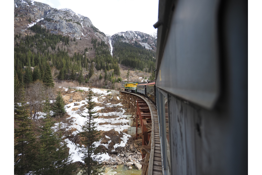 White Pass Railway. Heading into the unknown and majestic. May 4, 2024