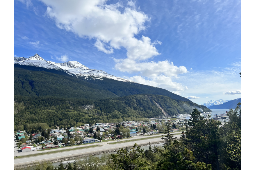 Gorgeous view of Skagway