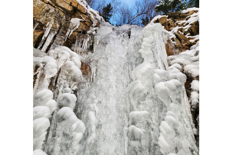 Icefall along the Dyea Road