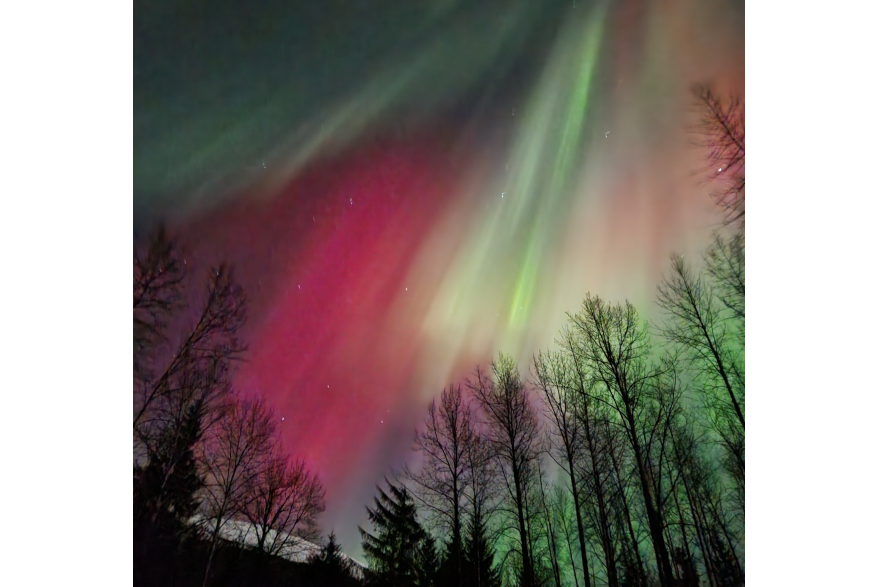 Northern lights in Dyea