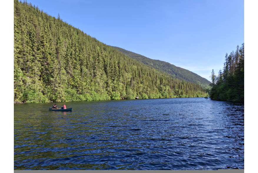 Calm evening at Lower Dewey Lake.